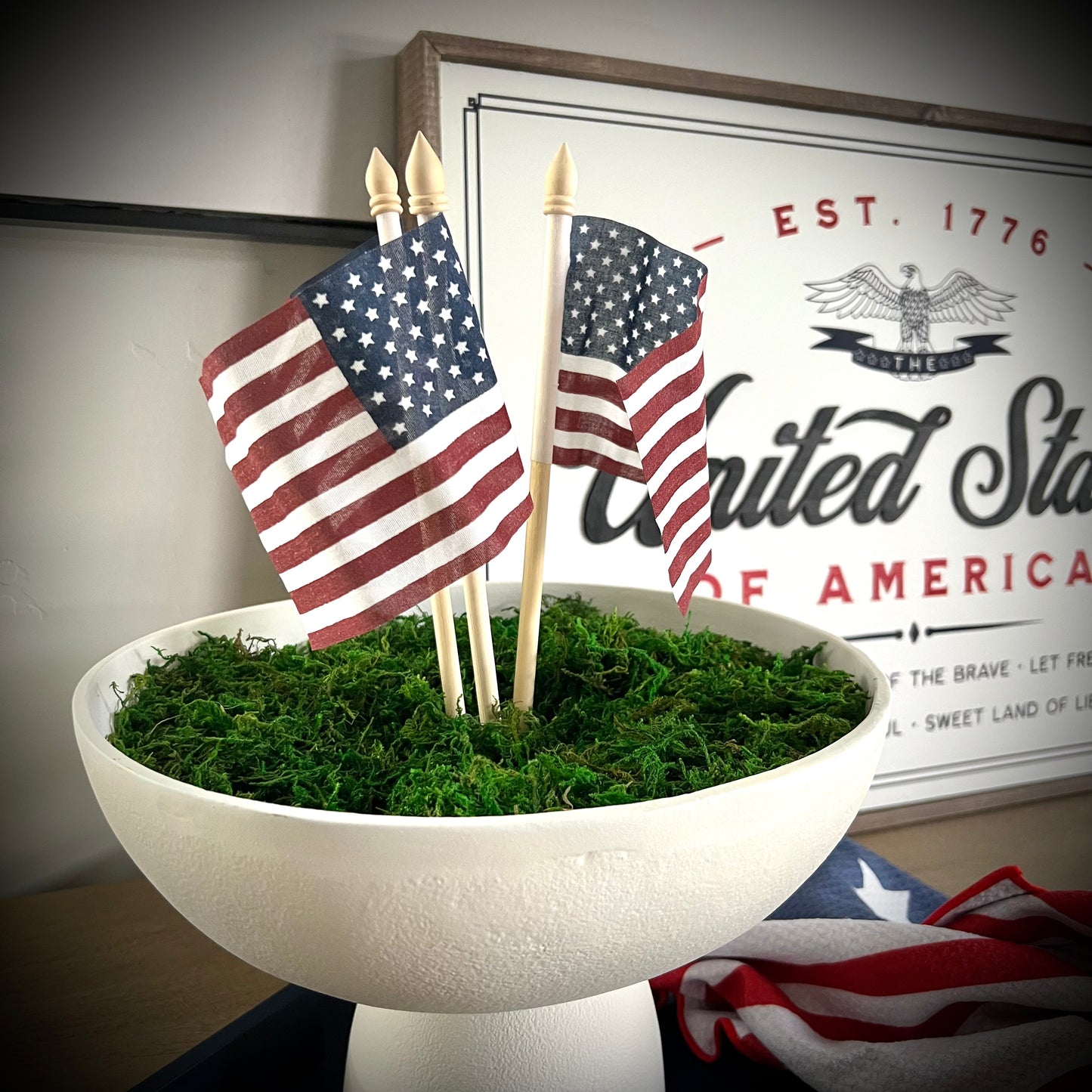 American flag {set of 3}