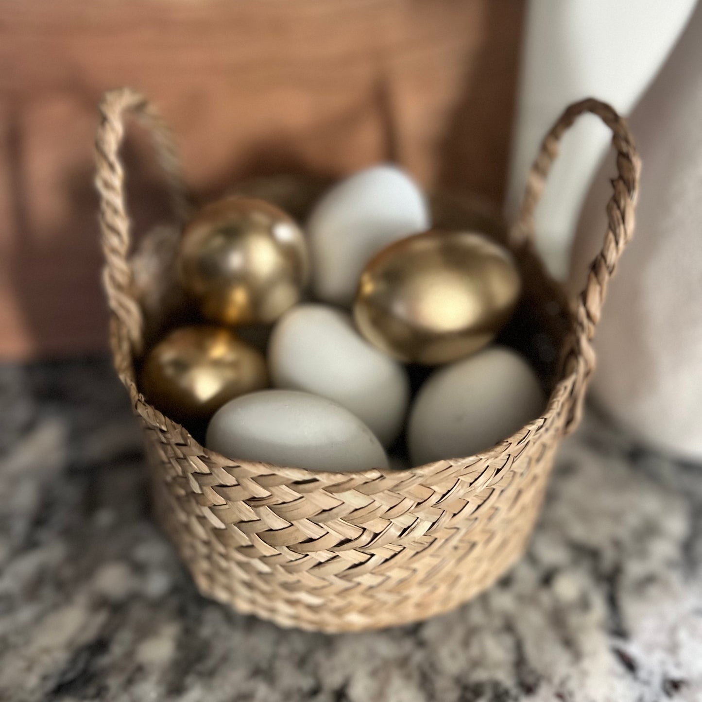 eggs :: gold {set of 6}