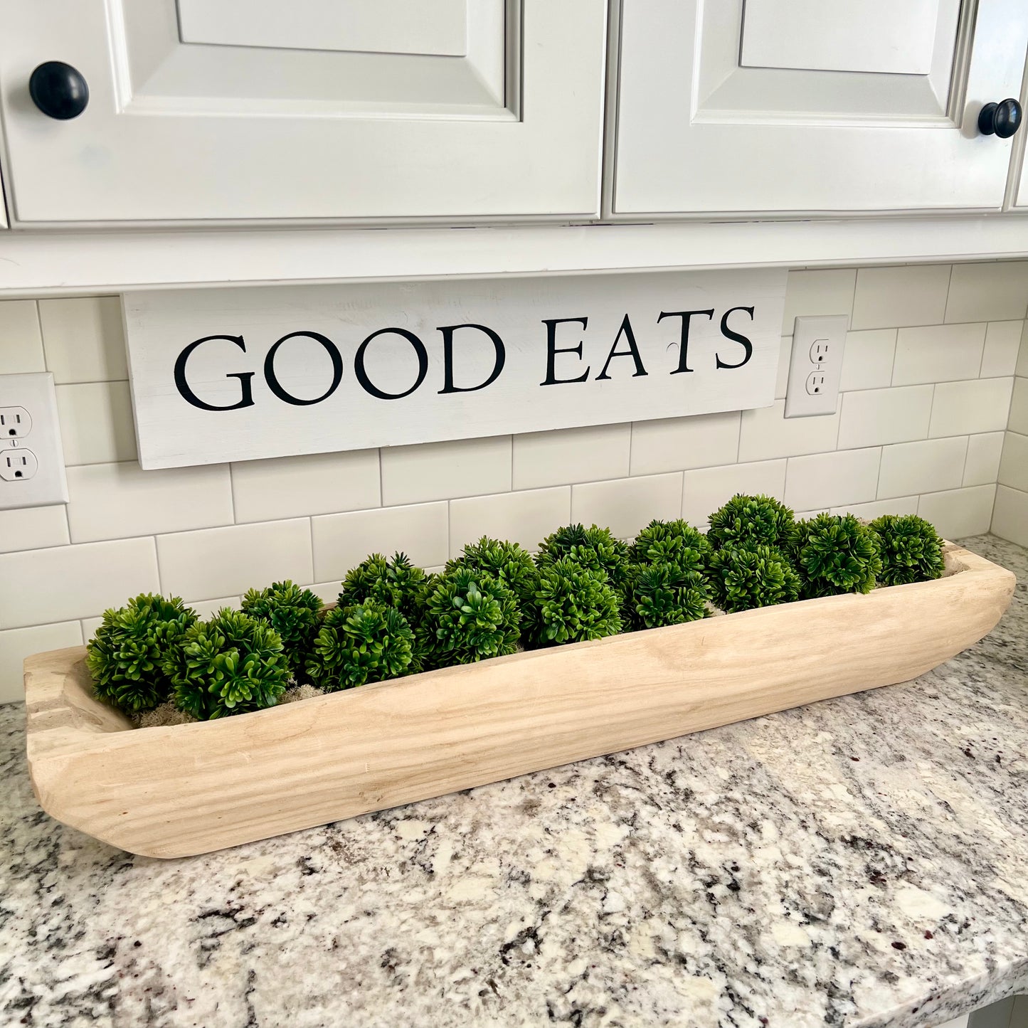wood dough bowl