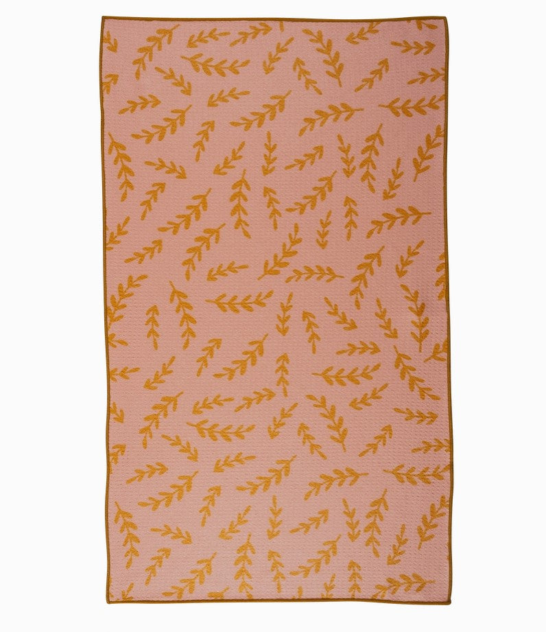 Decorative cotton kitchen towel for fall decor