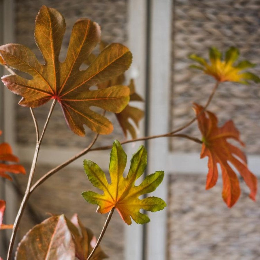 botanical leaf arrangement accent