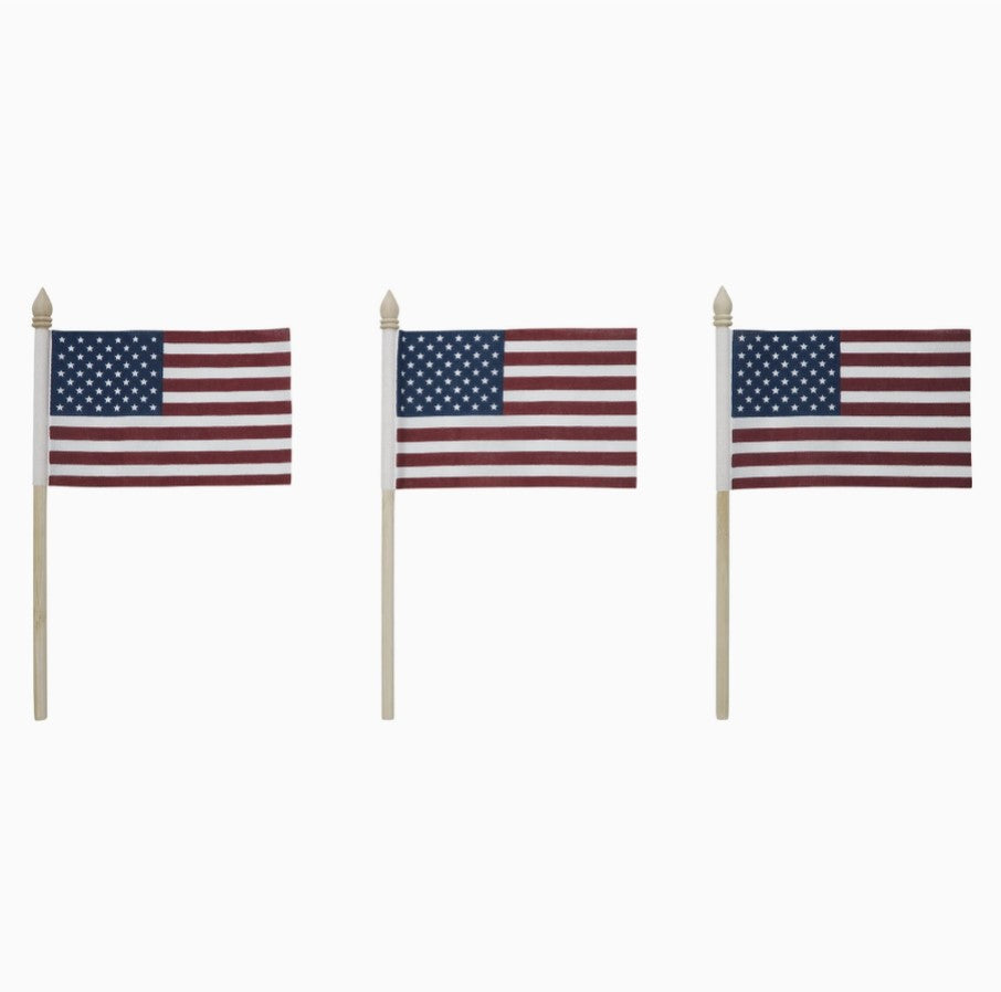 American flag {set of 3}