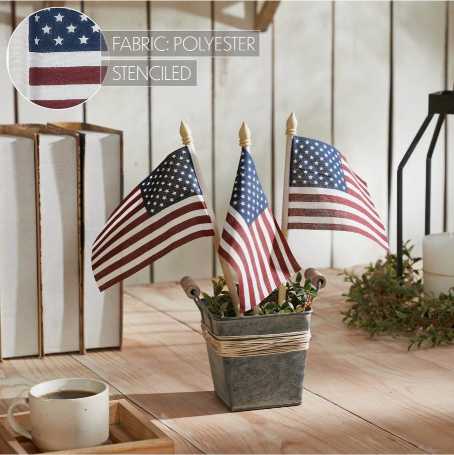 American flag {set of 3}