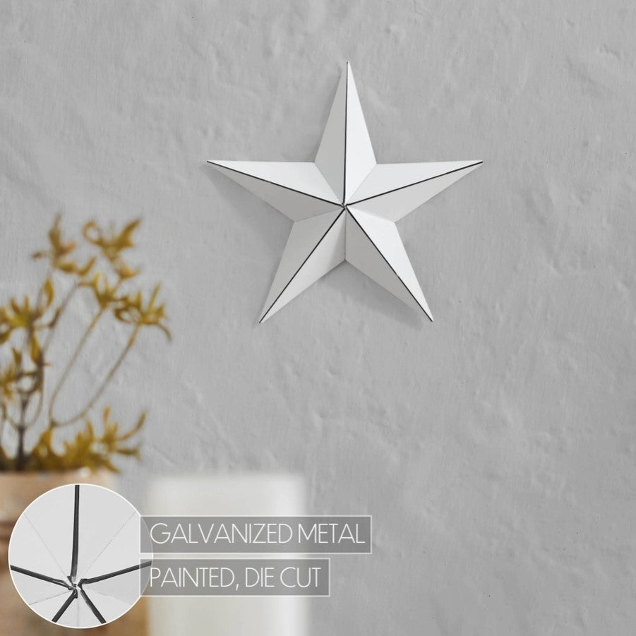 metal star :: white