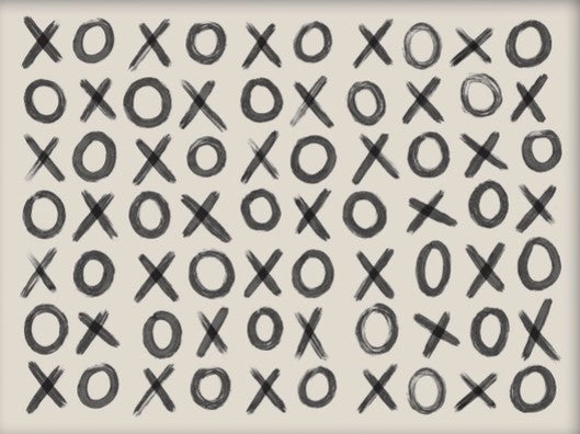decor print: xoxo