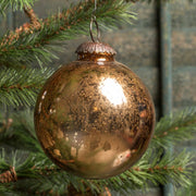 ornament :: kugel gold 4"
