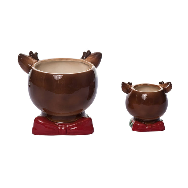 bowls :: vintage reindeers {set of 2}