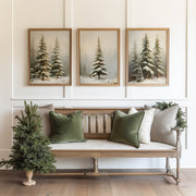 decor prints :: sundance fir trees {set of 3}