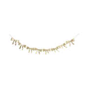 banner :: gold glitter bow 7'L