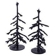 tree :: metal black {set of 2}