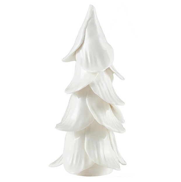 trees :: handmade white {set of 2}