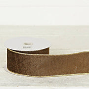 ribbon :: cappuccino velvet/gold