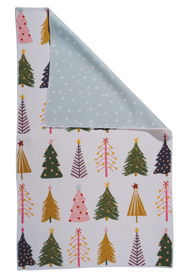 kitchen towel :: christmas trees