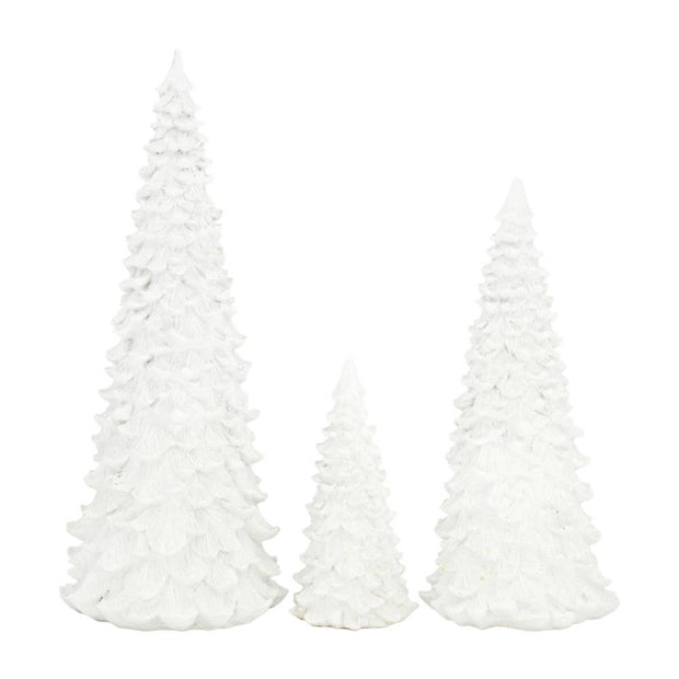 trees :: white {set of 3}