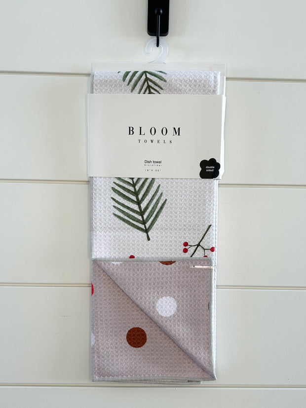 kitchen towel :: holly stripes