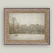 framed artwork :: winter fawn