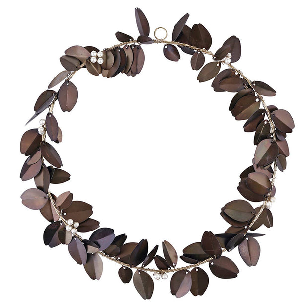 wreath :: metal winter berry