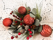 ornaments :: mercury red 3" {set of 4}