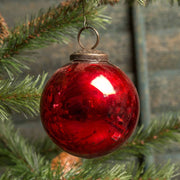 ornament :: kugel red 3"