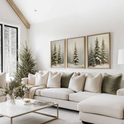 decor prints :: sundance fir trees {set of 3}