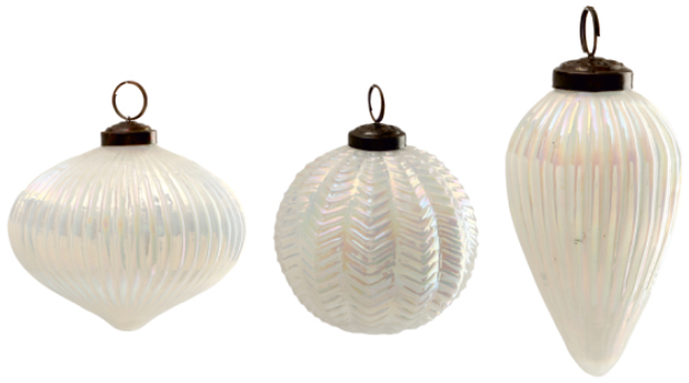 ornaments :: glass rainbow {set of 3}