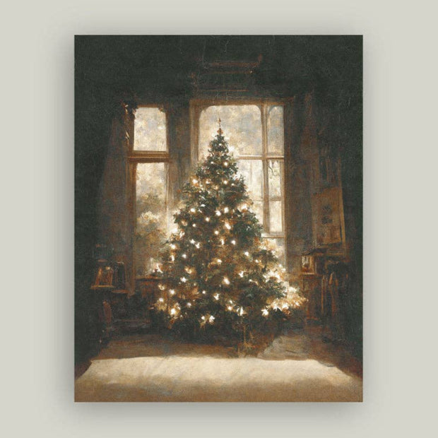 artist board :: glowing christmas tree
