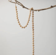 garland :: natural wood beads