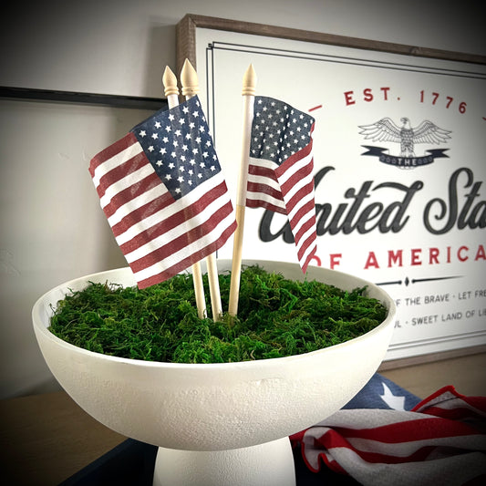 American flag {set of 3}
