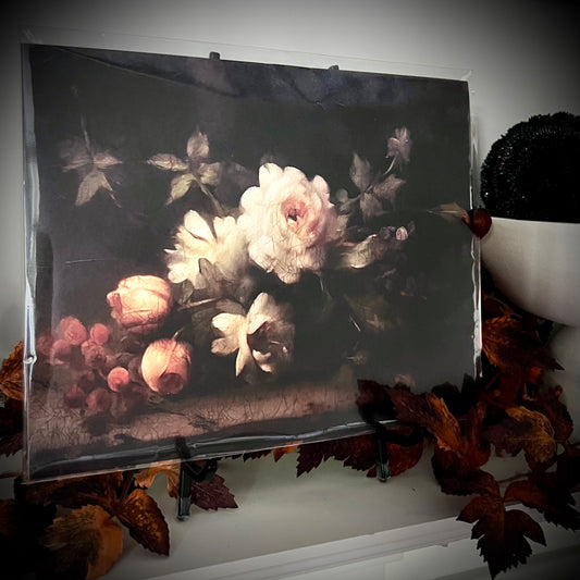 fall florals wall print