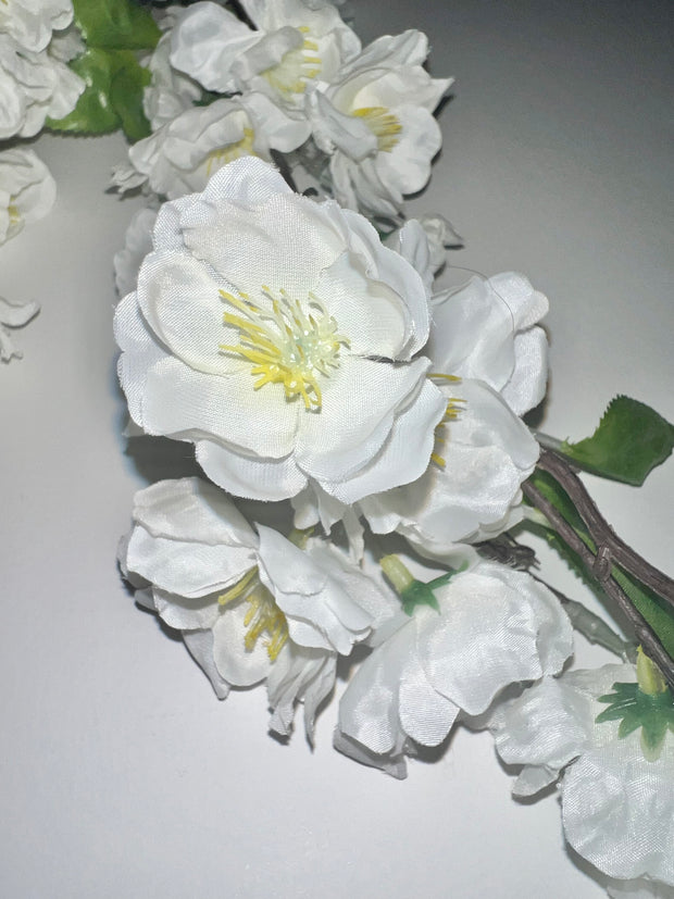floral stem :: cherry blossom white