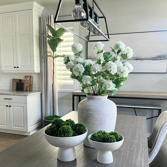 floral stem :: hydrangeas white