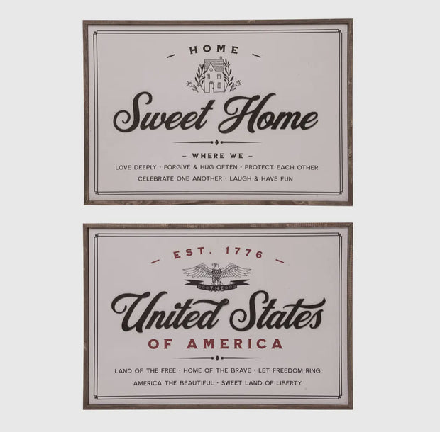 reversible sign