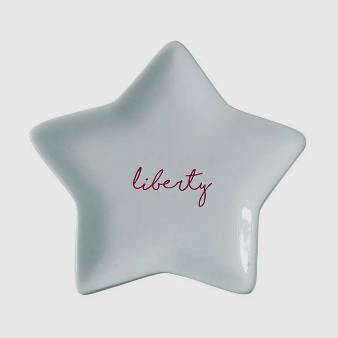 plates :: patriotic stars {set of 3}