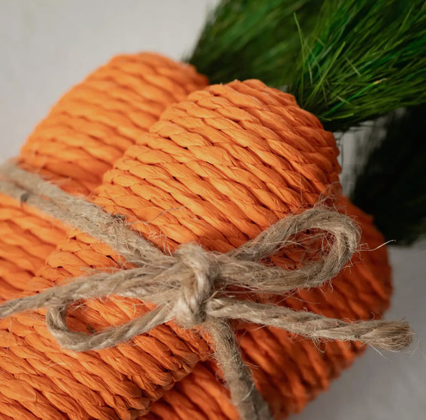 carrot bundle :: woven jute