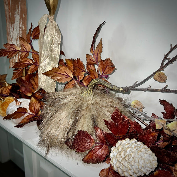 pumpkins :: plush fur {set of 2}