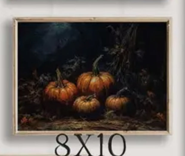 decor print :: pumpkins
