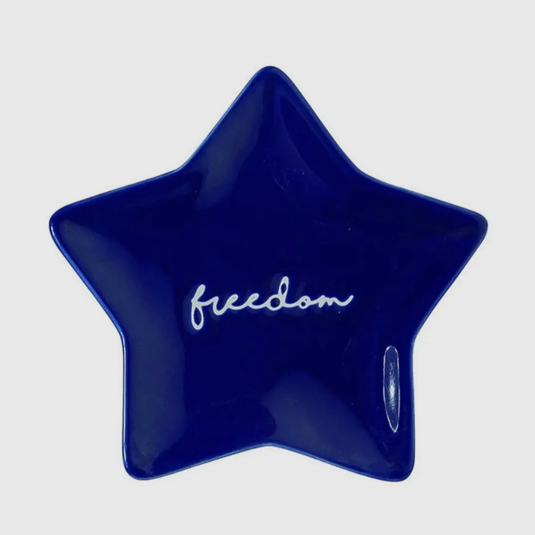 plates :: patriotic stars {set of 3}