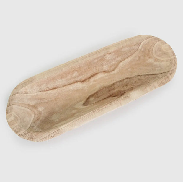 wood dough bowl