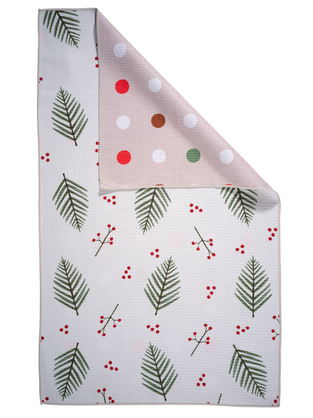 kitchen towel :: holly stripes