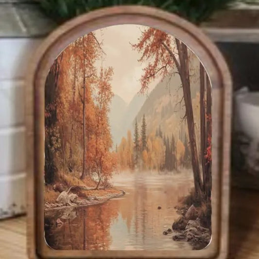 frame :: autumn river