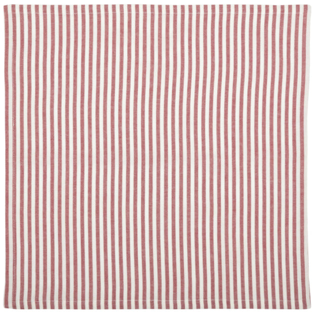 linen napkins :: red & white stripes {set of 4}