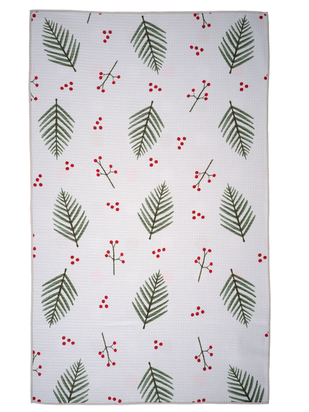 kitchen towel :: holly stripes