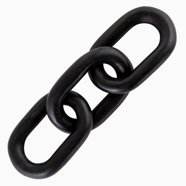black marble chain links