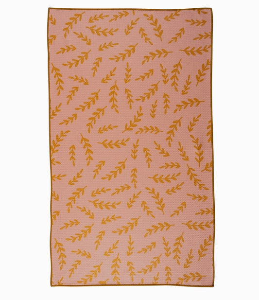 Decorative cotton kitchen towel for fall decor