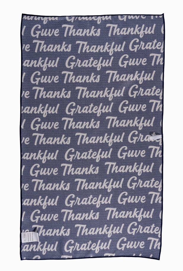 festive thankful kitchen towel