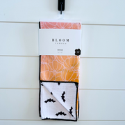 decorative towel featuring pumpkin spice lettering