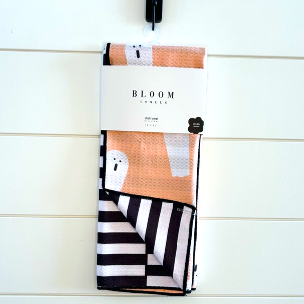 creepy alley towel for spooky kitchen decor