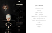 Gothic-inspired black book prop with vintage appeal