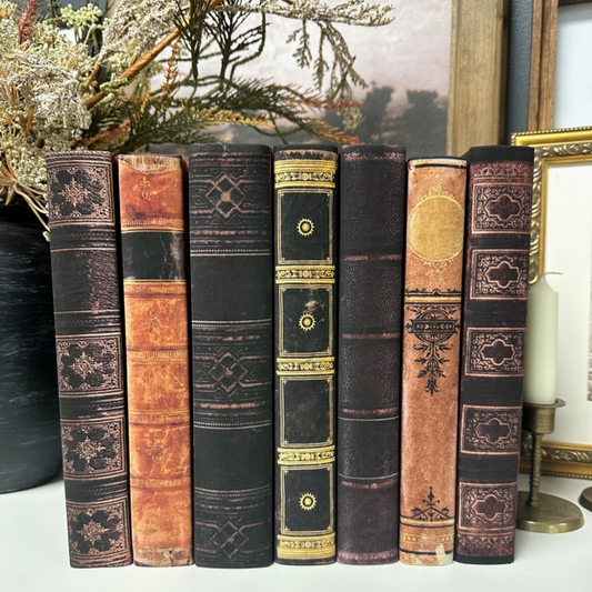 Classic retro style book design detail
