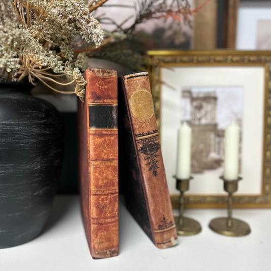 Vintage style book cover detail